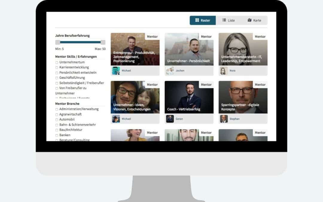 Erste Schritte auf der Plattform – Mentor